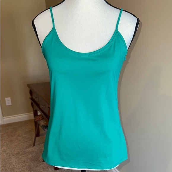 RW&CO Camisole, Cami Teal Spaghetti Strap Top - Picture 1 of 5